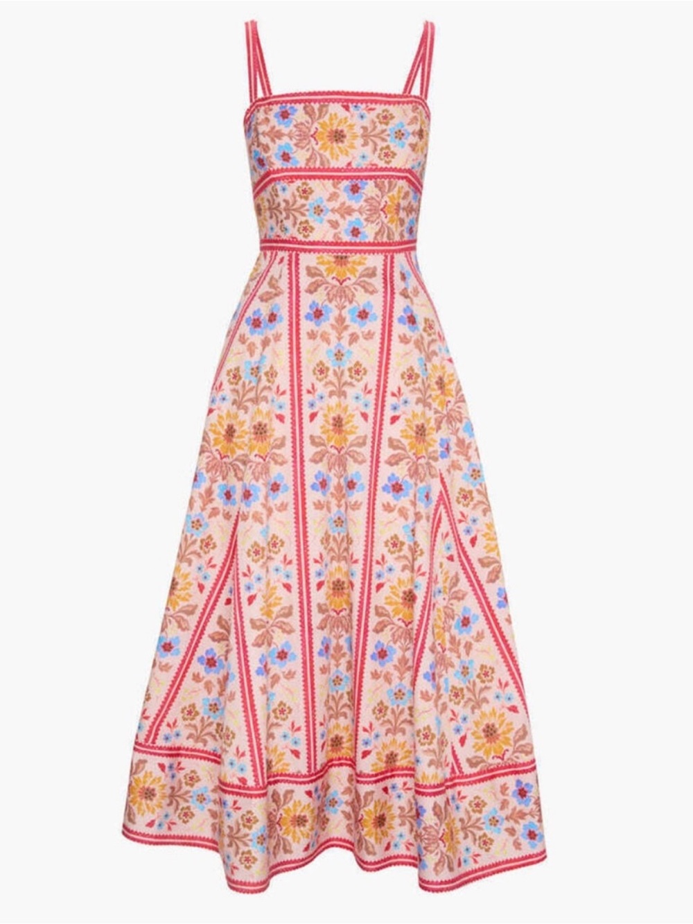 Hill House Margot pink floral block stripe XXS